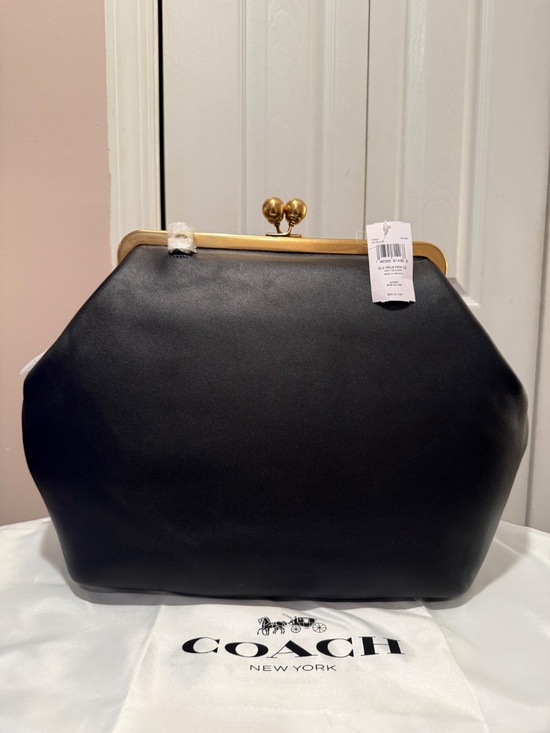 Coach Large Kisslock Frame Bag - Picture 6 of 12